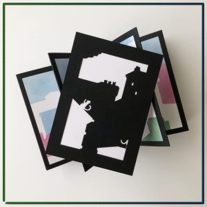 Chats en Toits | Paris Rooftop Cats | Leporello Accordion Book by Nicolas Codron - Deluxe Edition