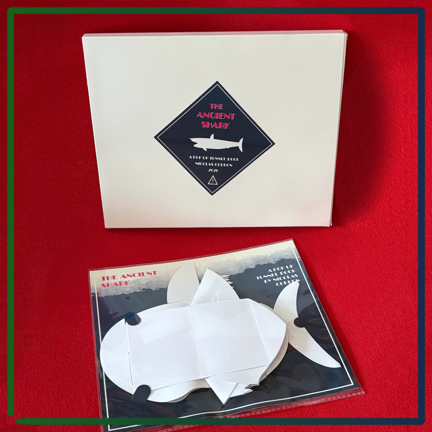 Nicolas Codron - The Ancient Shark Pop-up Tunnel Book - Special Edition