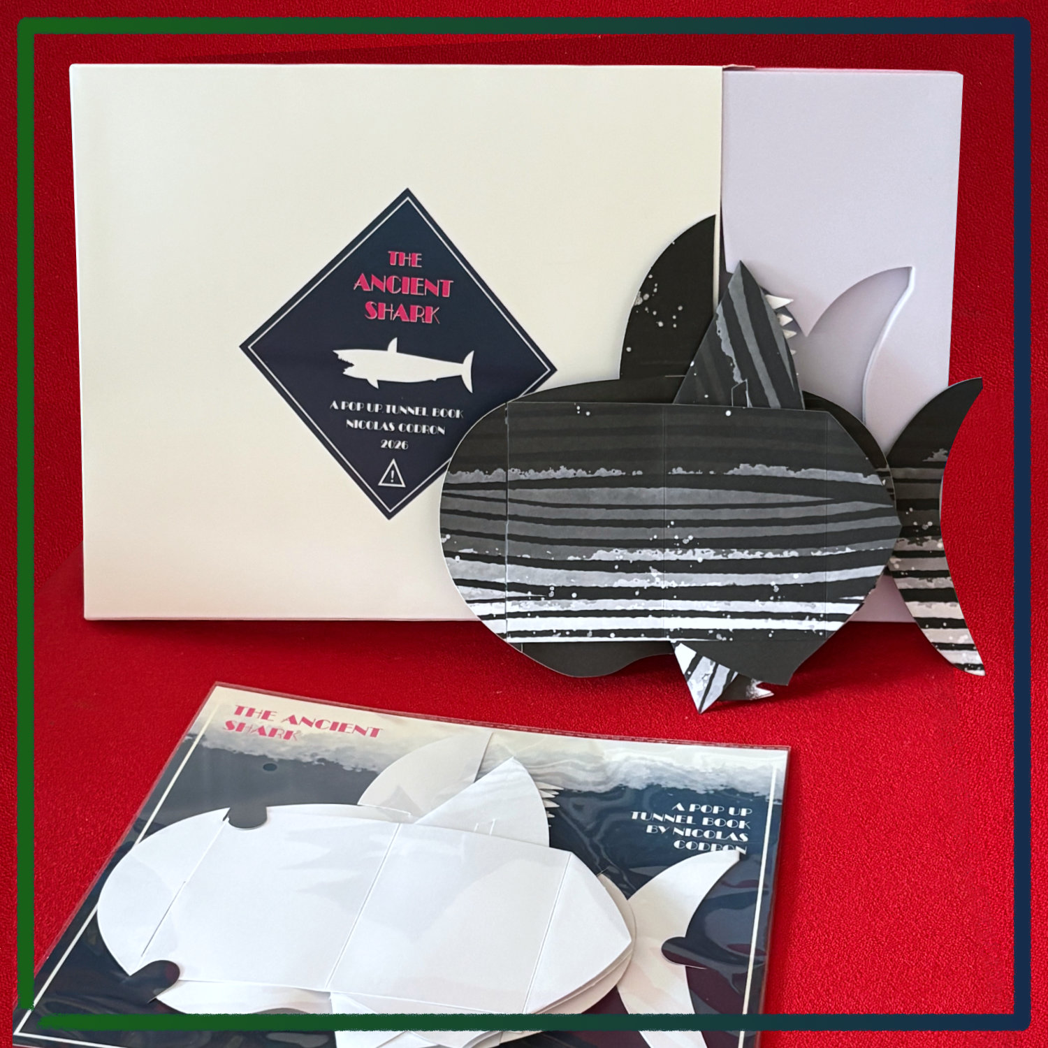 Nicolas Codron - The Ancient Shark Pop-up Tunnel Book - Special Edition