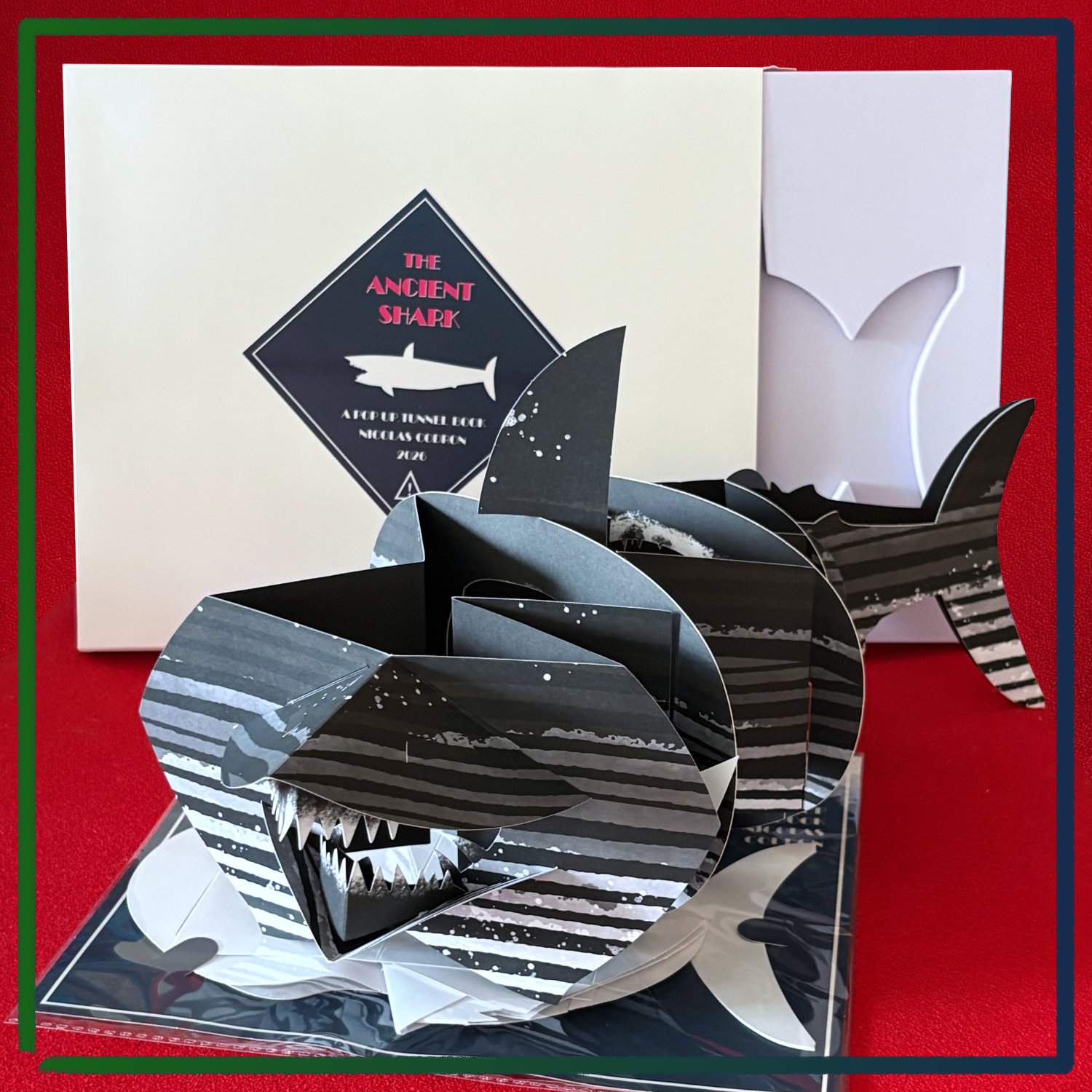 Nicolas Codron - The Ancient Shark Pop-up Tunnel Book - Special Edition